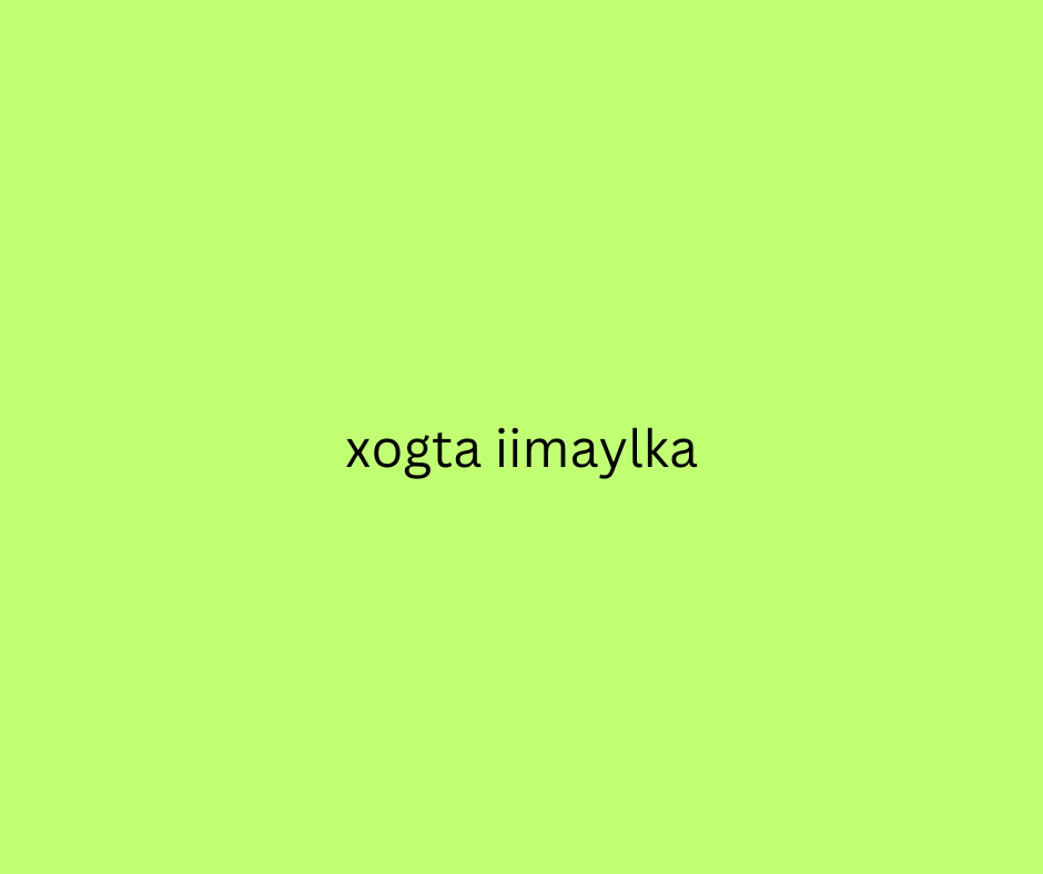 xogta iimaylka